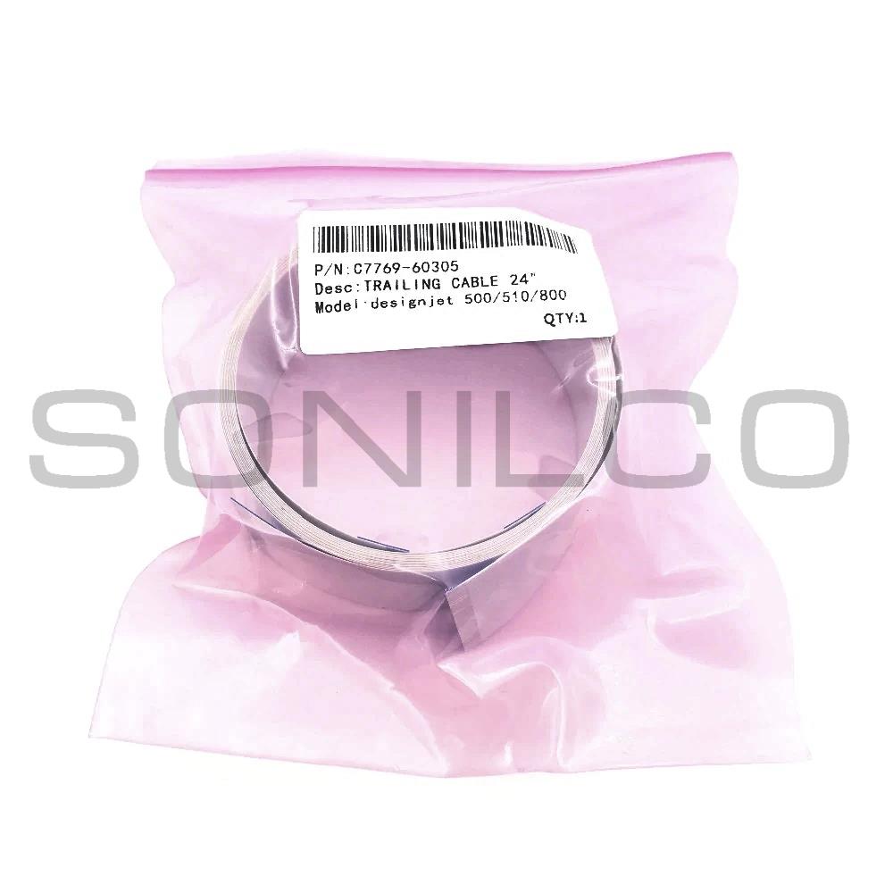 24 Trailing Cable for HP DesignJet 500 500PS 800 800PS P/N:C7769-60147 C7769-60305 