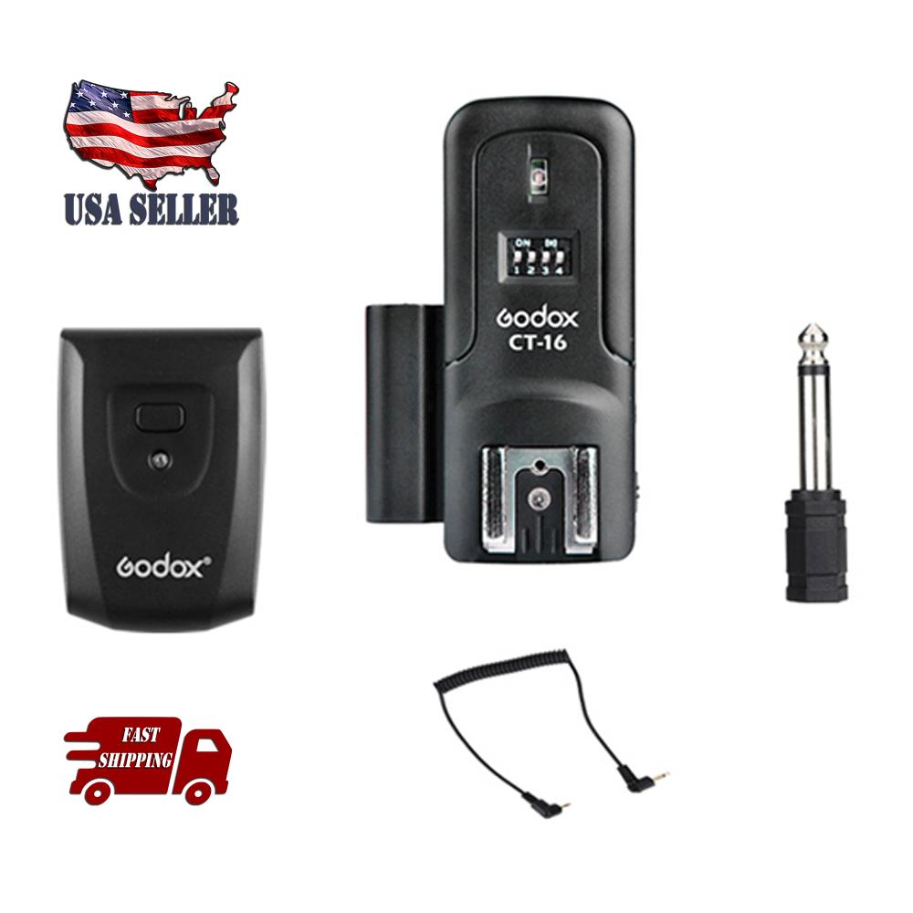 thumbnail image 2 of Godox CT-16 16-Channel Wireless Flash Trigger Transmitter & Receiver Set – 433MHz, Universal 2 of 4
