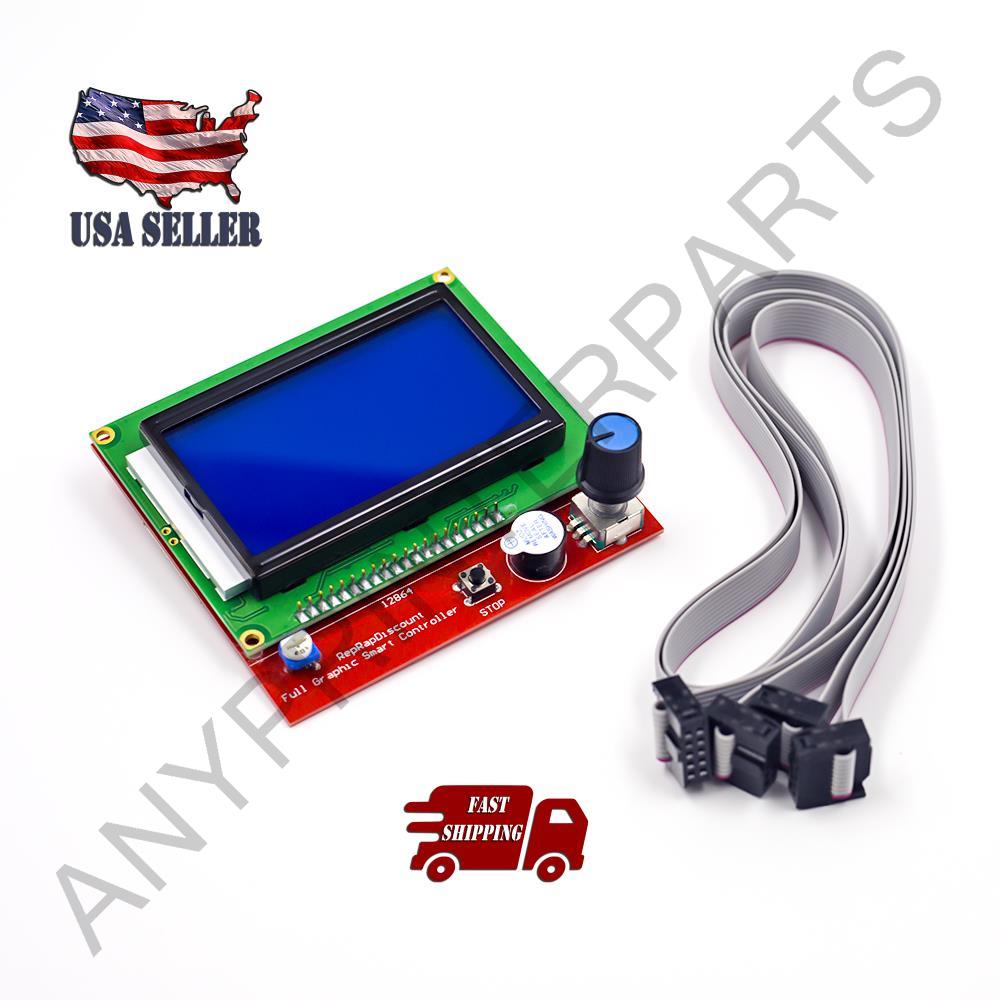 3D Printer 12864 LCD Controller with SD card slot for Ramps 1.4 Graphics Display 